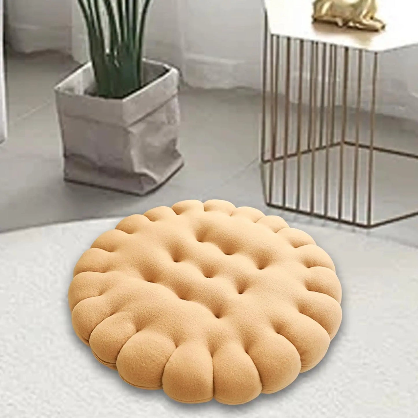 coussin-pour-chat-Biscuit-rond-vanille