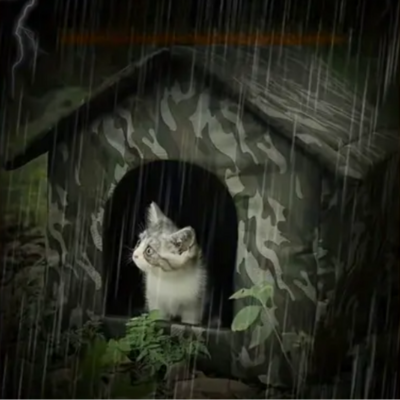 niche-exterieure-pour-chat-CamoVert-pluie