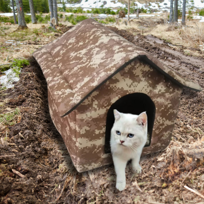 niche-exterieure_pour-chat-CamoJaune-champs-boue-droit