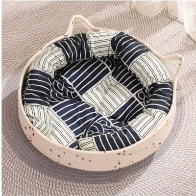 panier-pour-chat-bleu