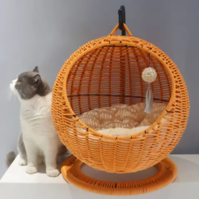 hamac-pour-chat-orange