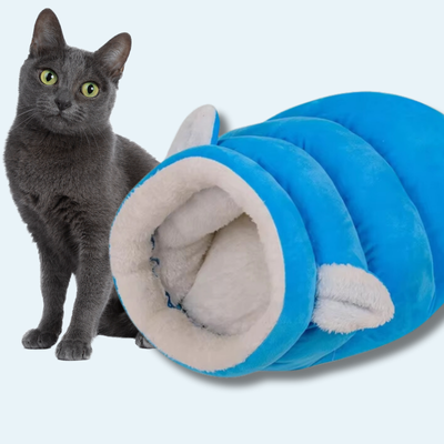 lit-pour-chat-Cocooning-bleu-gauche-noir