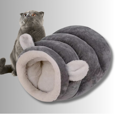 lit-pour-chat-Cocooning-gris-gauche