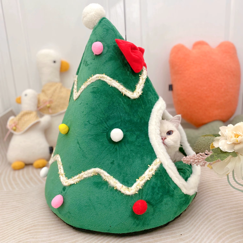 niche-pour-chat-Chatpin-de-Noel-chat-cache-droit