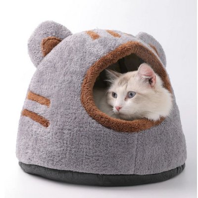 niche-pour-chat-teddy-bear-zoomé-biais